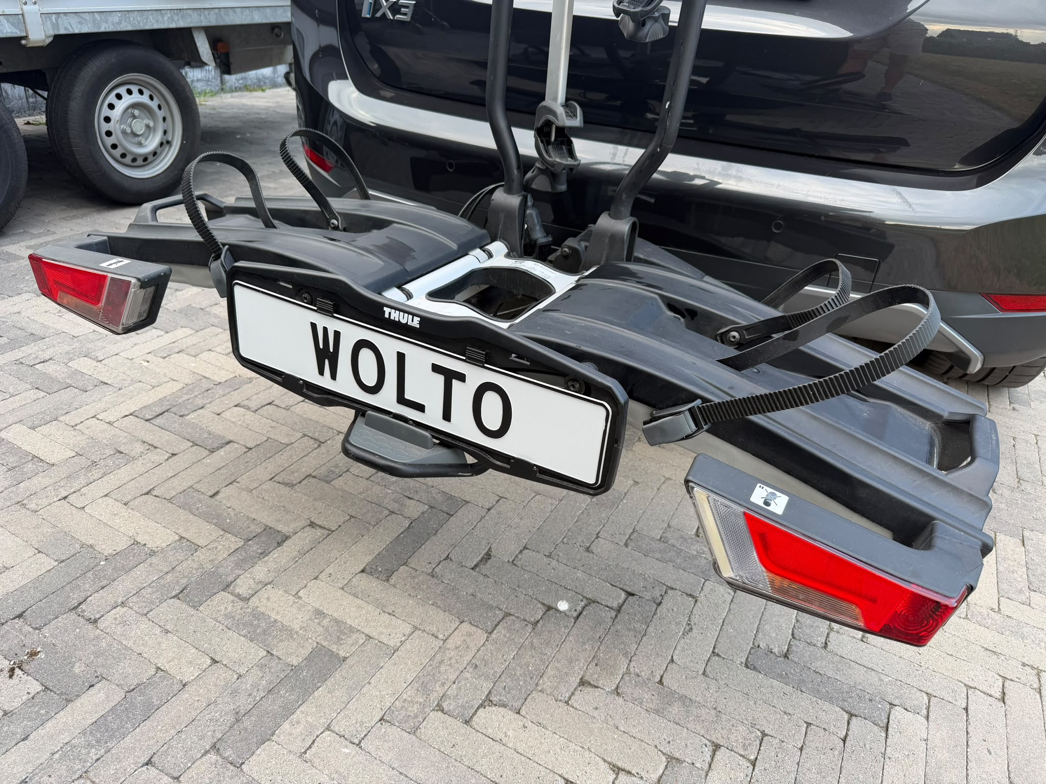 Thule fietsdrager voor 2 fietsen op de trekhaak